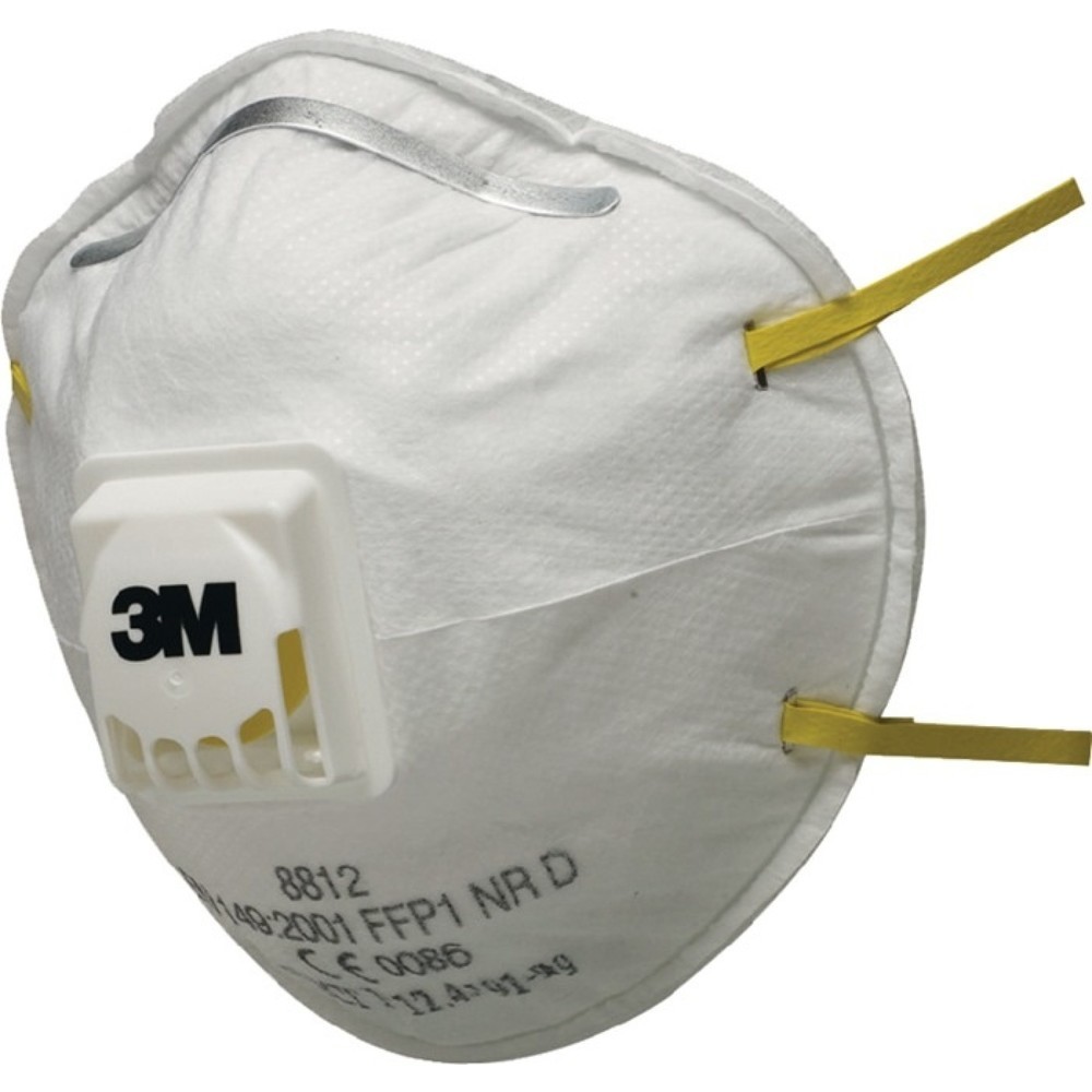 3M™ Atemschutzmaske 8812, mit Ausatemventil, FFP1 NR D, 10St./KT