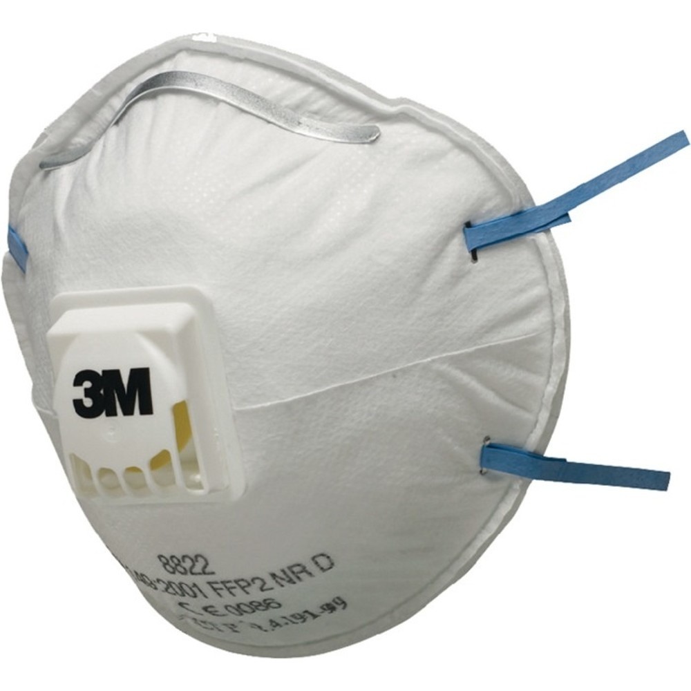 3M™ Atemschutzmaske 8822, mit Ausatemventil, FFP2 / V NR D, 10St./KT