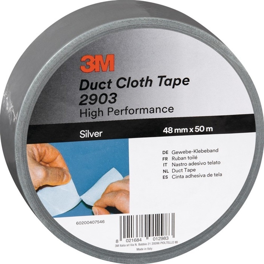 3M™ Gewebeband Scotch® 2903, silber, Länge 50 m Breite 48 mm