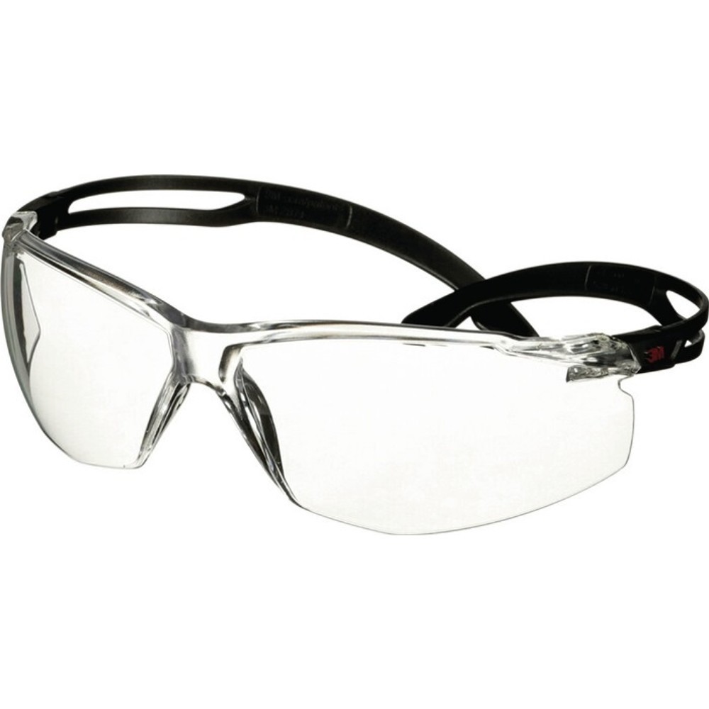3M™ Schutzbrille SecureFit™500, Bügel schwarz, Scheibe klar, EN 166, EN171, Polycarbonat