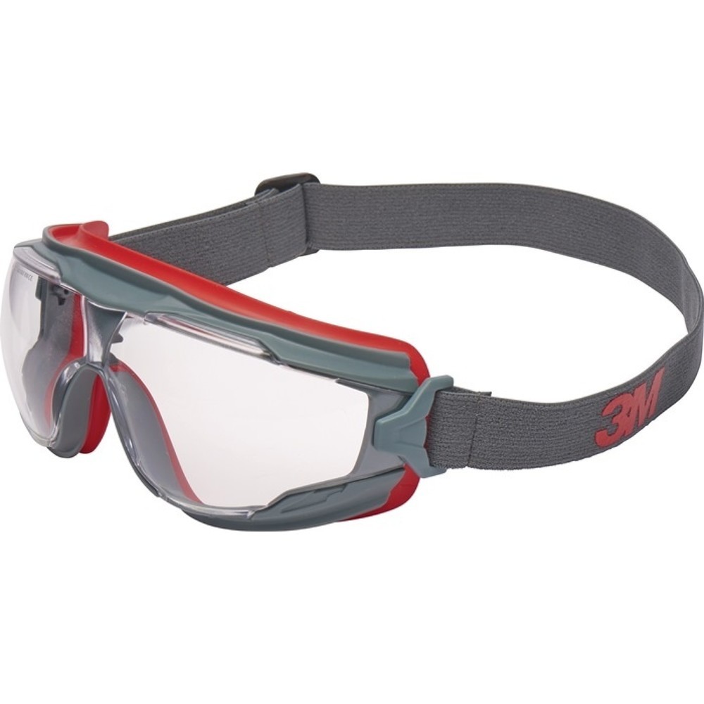 3M™ Vollsichtschutzbrille GoggleGear™ GG501V, EN 166, Rahmen grau, Gläser klar