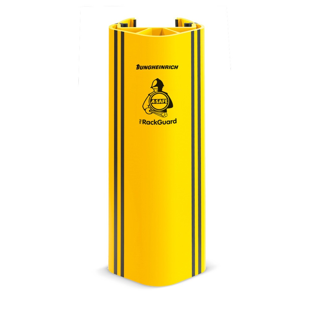 A-SAFE Regalanfahrschutz RackGuard aus MEMAPLEX®, Innenmaß BxT 102 x 68 mm