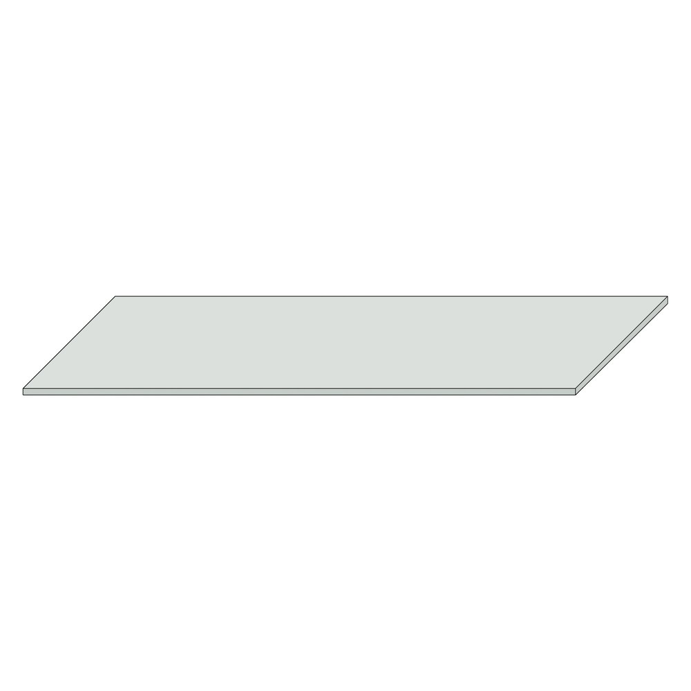 Abdeckplatte für Schubladenschränke, HxBxT 19 x 1.196 x 728 mm