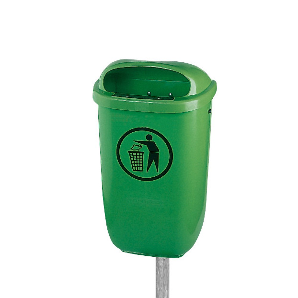Abfallbehälter aus Kunststoff, 50 Liter, grün