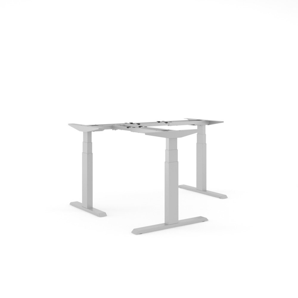 Actiforce Winkel-Tischgestell Steelforce, elektrisch höhenverstellbar, Pro 671 SLS 90°, silber