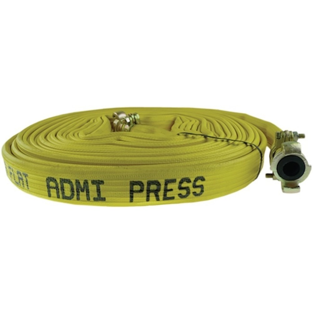 ADMIRAL Pressluftschlauch Admi®Press FLAT Y, Länge 20 m, Innen-Ø 19 mm Außen-Ø 24 mm, gelb