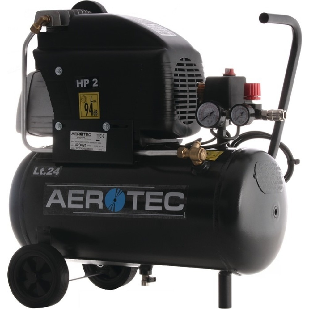 AEROTEC Kompressor Aerotec 220-24, 1,5 kW 230 V50 Hz, 210 l/min 8 bar, 24 l