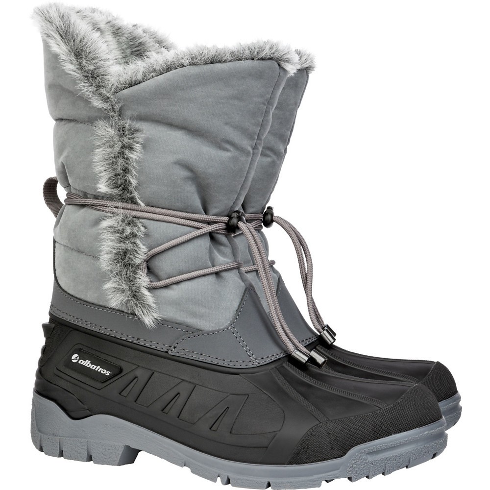 albatros Damen-Winterstiefel SCOTIA, grau, Größe 39