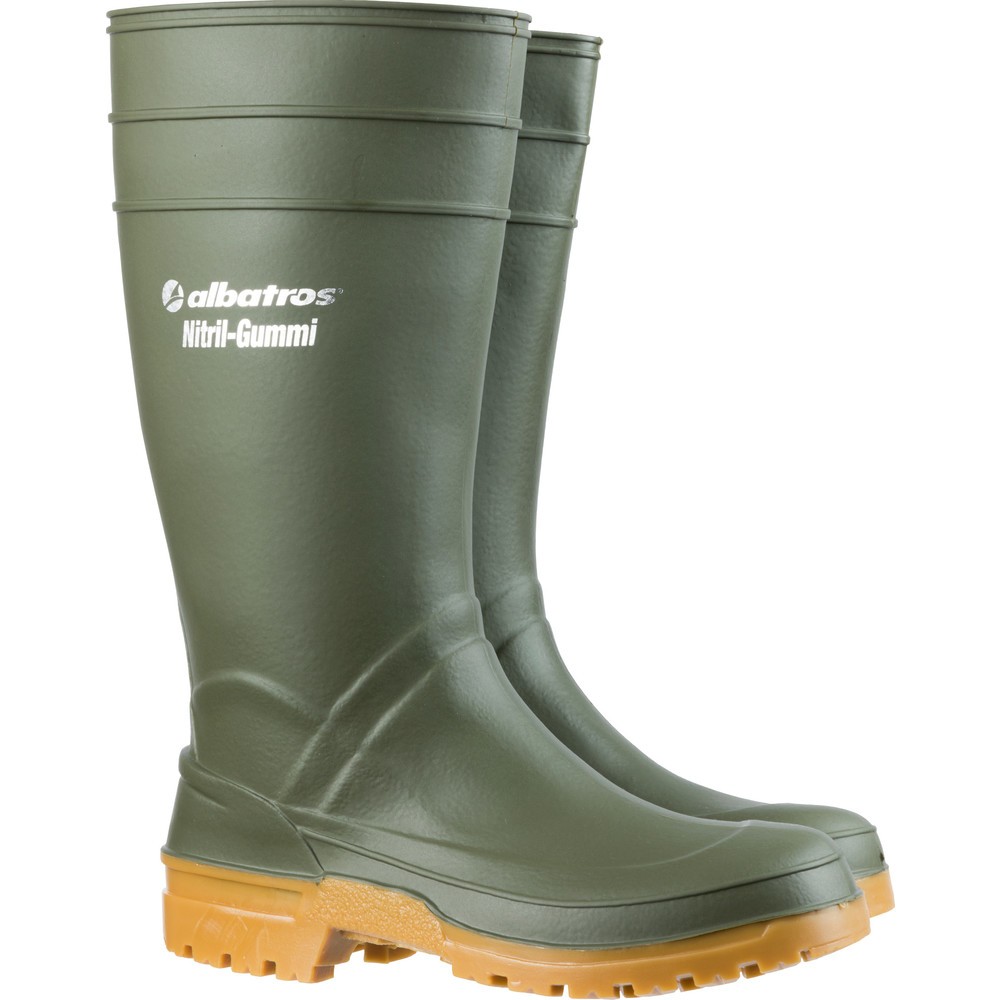 albatros GUARDIAN HIGH GREEN Nitrilgummistiefel Größe 37, grün