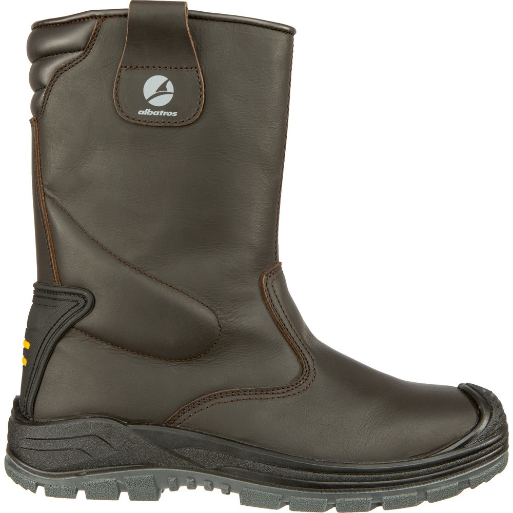 albatros Sicherheitsstiefel RIGGER BOOT BRAUN S3 CI SRC Größe 45, braun