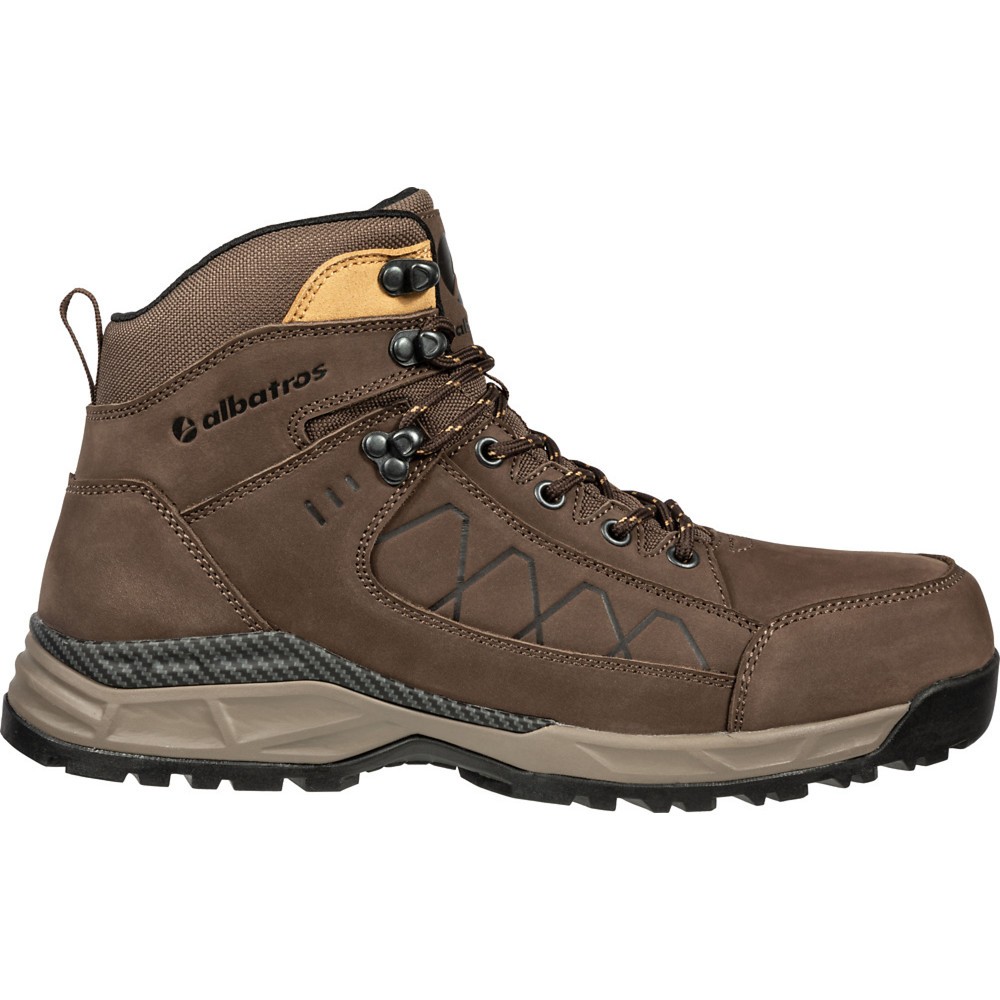 albatros Trekkingschuh HÖFEN CTX MID, braun/gelb, Größe 41