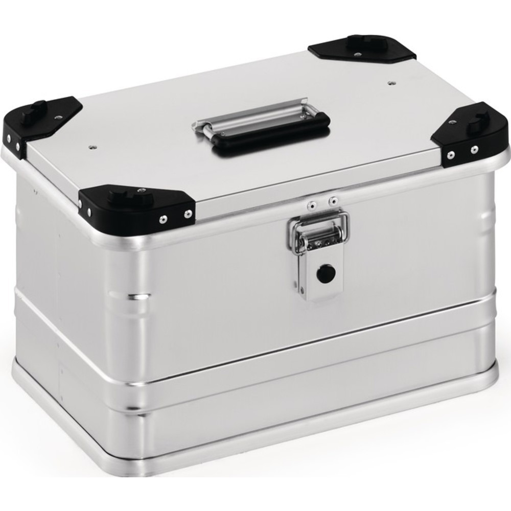 Aluminiumbox, mit Klappverschluss und Stapelecken, L432xB335xH277mm 29 l