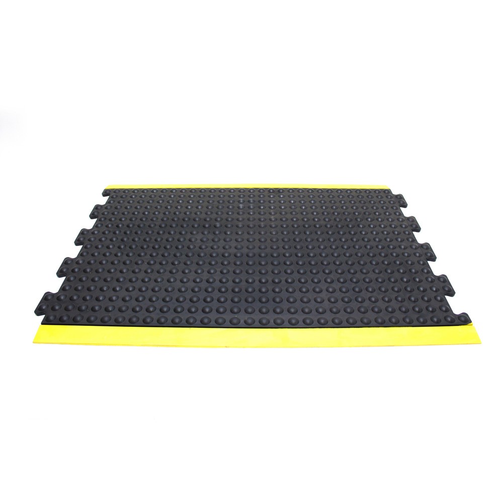 COBA Anti-Ermüdungsmatte Bubblemat Safety, Mittelstück, BxL 600 x 900 mm, schwarz/gelb