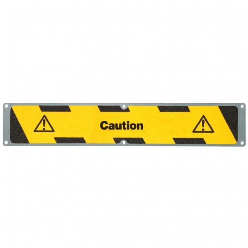 Anti-Rutschplatte "Caution", LxB 635 x 114 mm