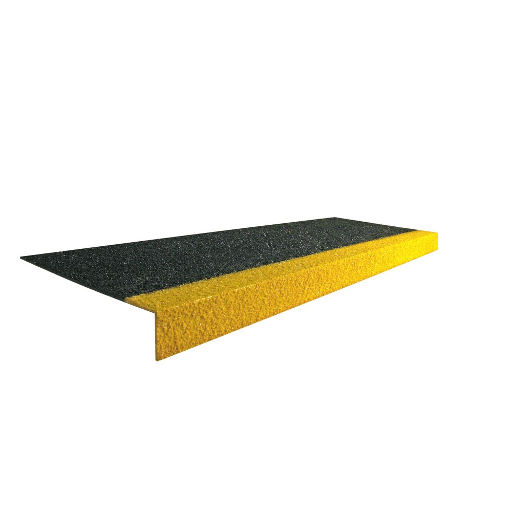 COBA Antirutsch-Treppenstufenprofil COBAGRiP® Stair Tread, HxBxL 5,5 x 750 x 345 mm, schwarz/gelb