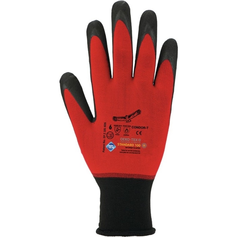 ASATEX Handschuhe Condor Gr.11 rot