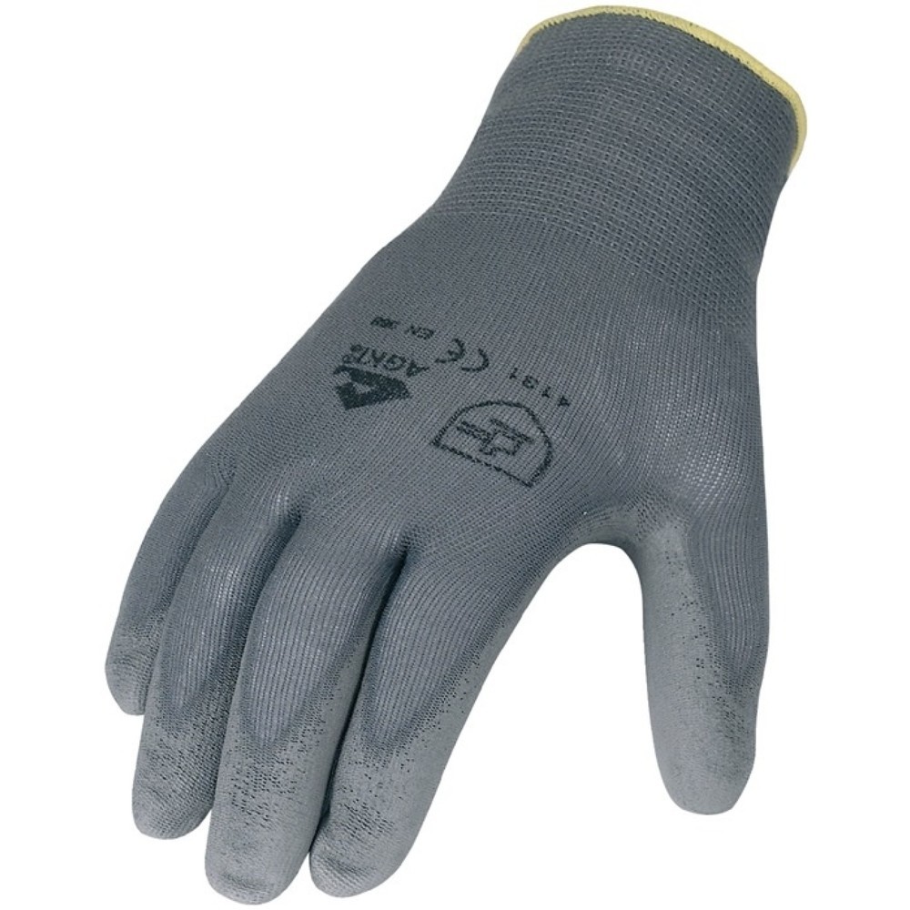 ASATEX Handschuhe Gr.10 grau EN 388 PSA II