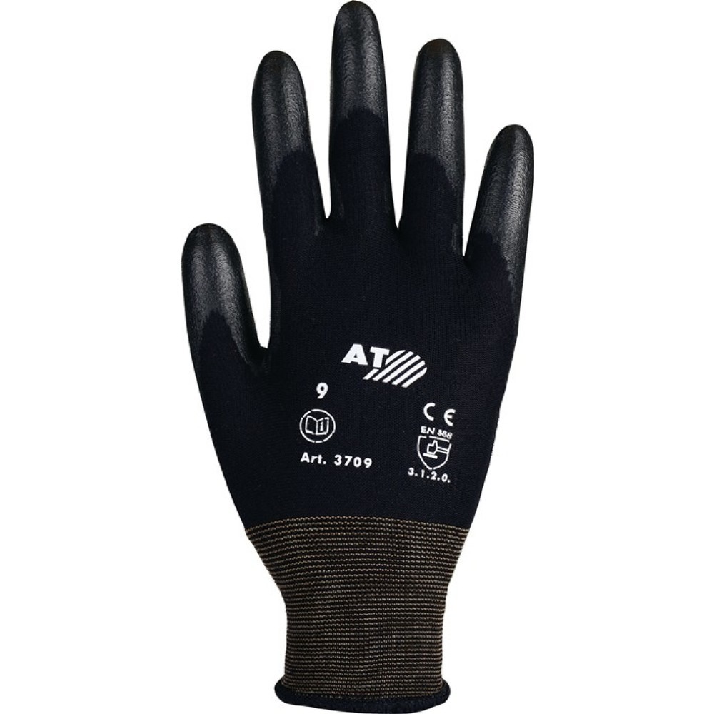 ASATEX Handschuhe Gr.9 schwarz PA