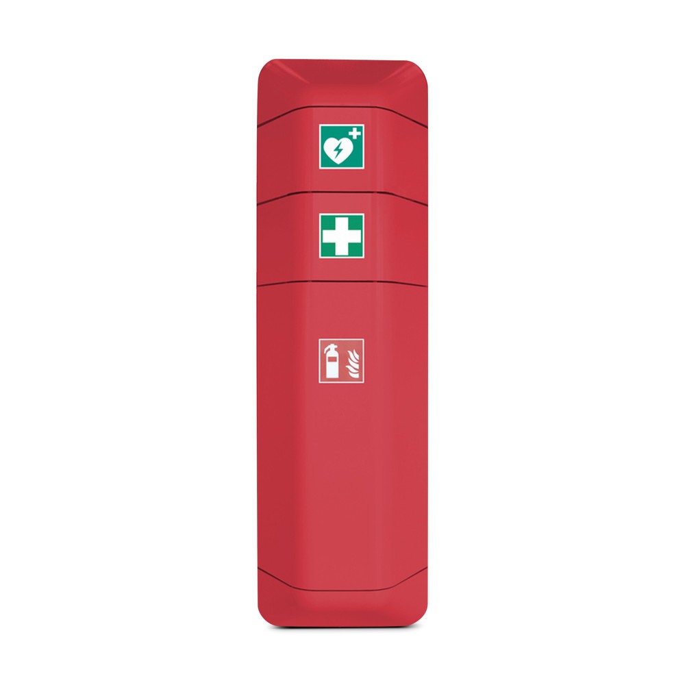 Aufsatz Defibrillator für Feuerlöscher-Aufbewahrungsschrank, rot