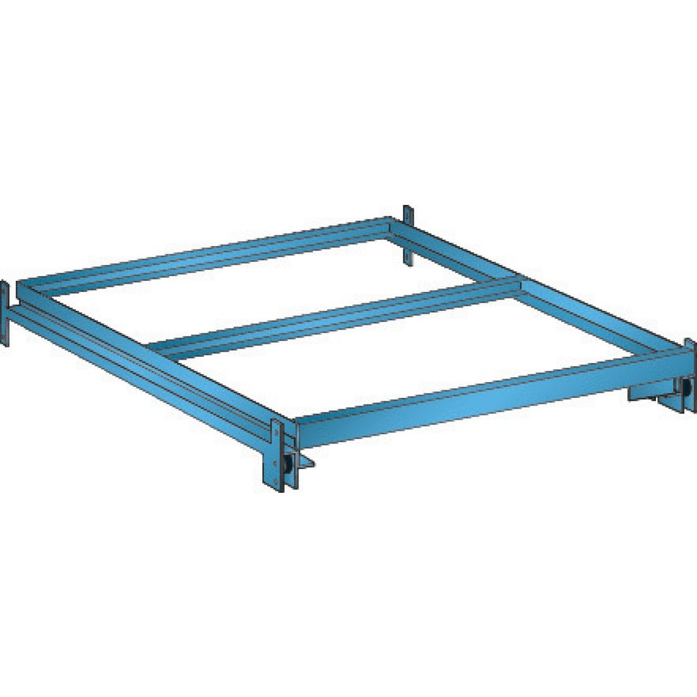 LISTA Auszugrahmen, FL 1.000 kg, BxT 890 x 860 mm, 65 % ausziehbar