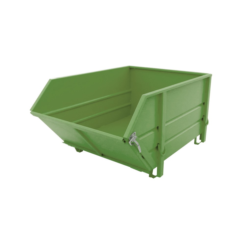 Bauer® Baustoffbehälter BBK 100, lackiert, Resedagrün