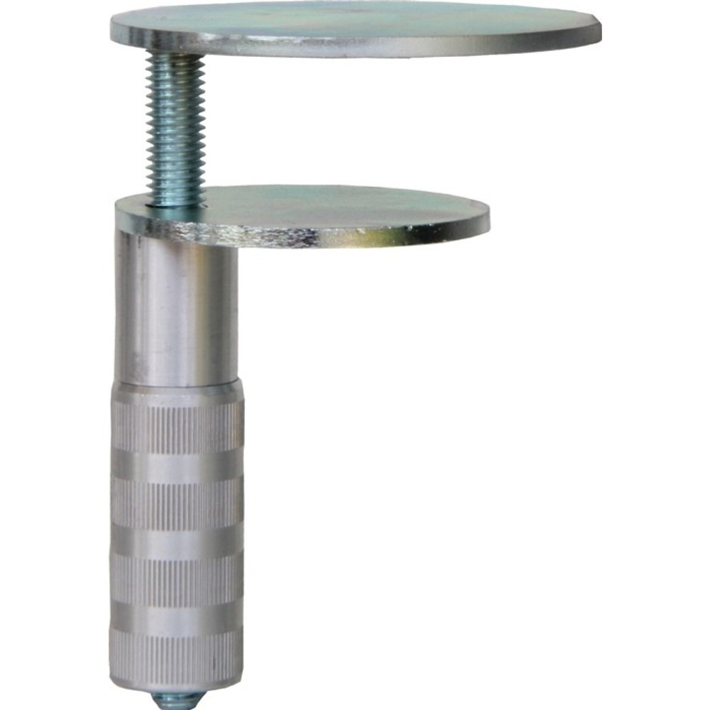 BAUER & BÖCKER Tischklemme, 2 Metallplatten, Ø 73 + 90 mm, Tischplatte 90 mm