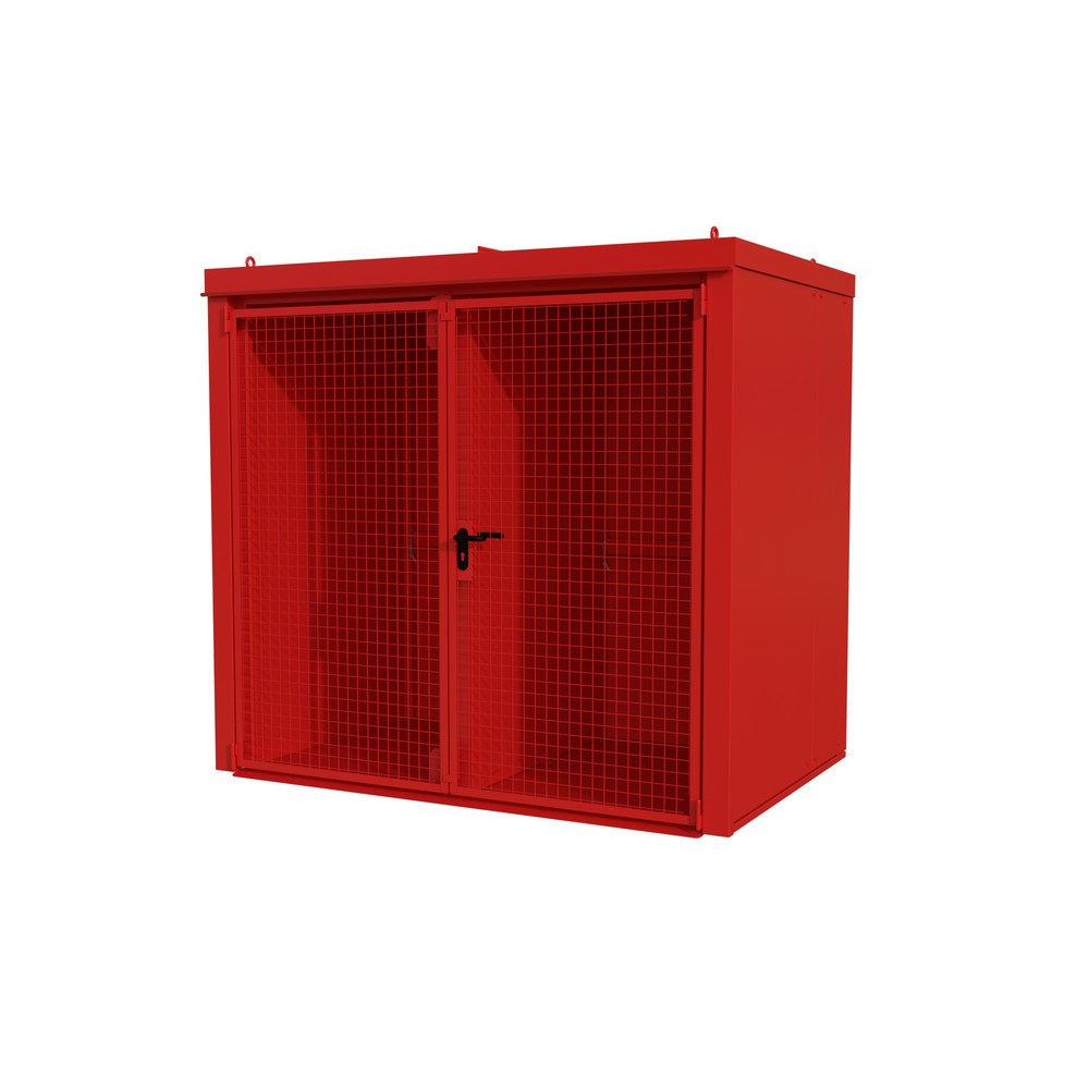 Bauer® Gasflaschen-Container GFC-B/W M3, lackiert, Feuerrot