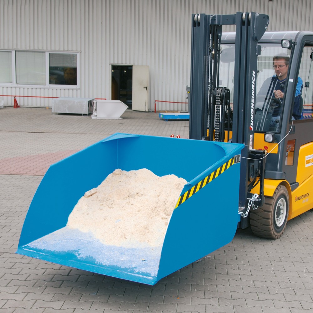 Bauer® Schaufel für Stapler, TK 1.000 kg, Volumen 0,75 m³, blau