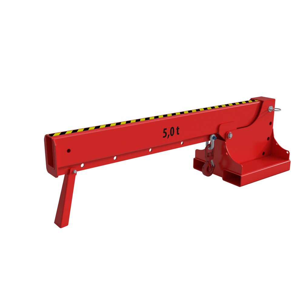 Bauer® Teleskoplader Typ KTH-K, Reichweite bis 1.825 mm, TK bis 5.000 kg, RAL 3000 feuerrot