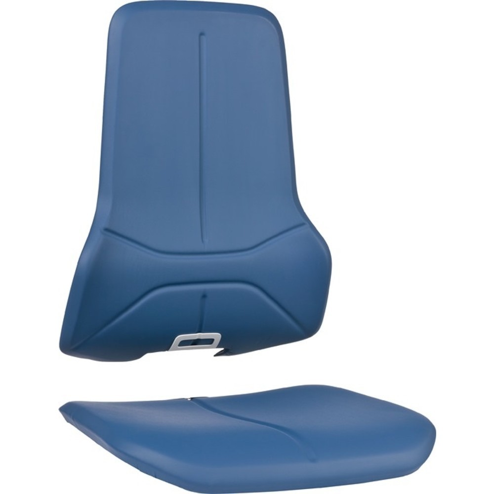 bimos Wechselpolster, passend für Sitz und Rückenlehne, Integralschaum blau
