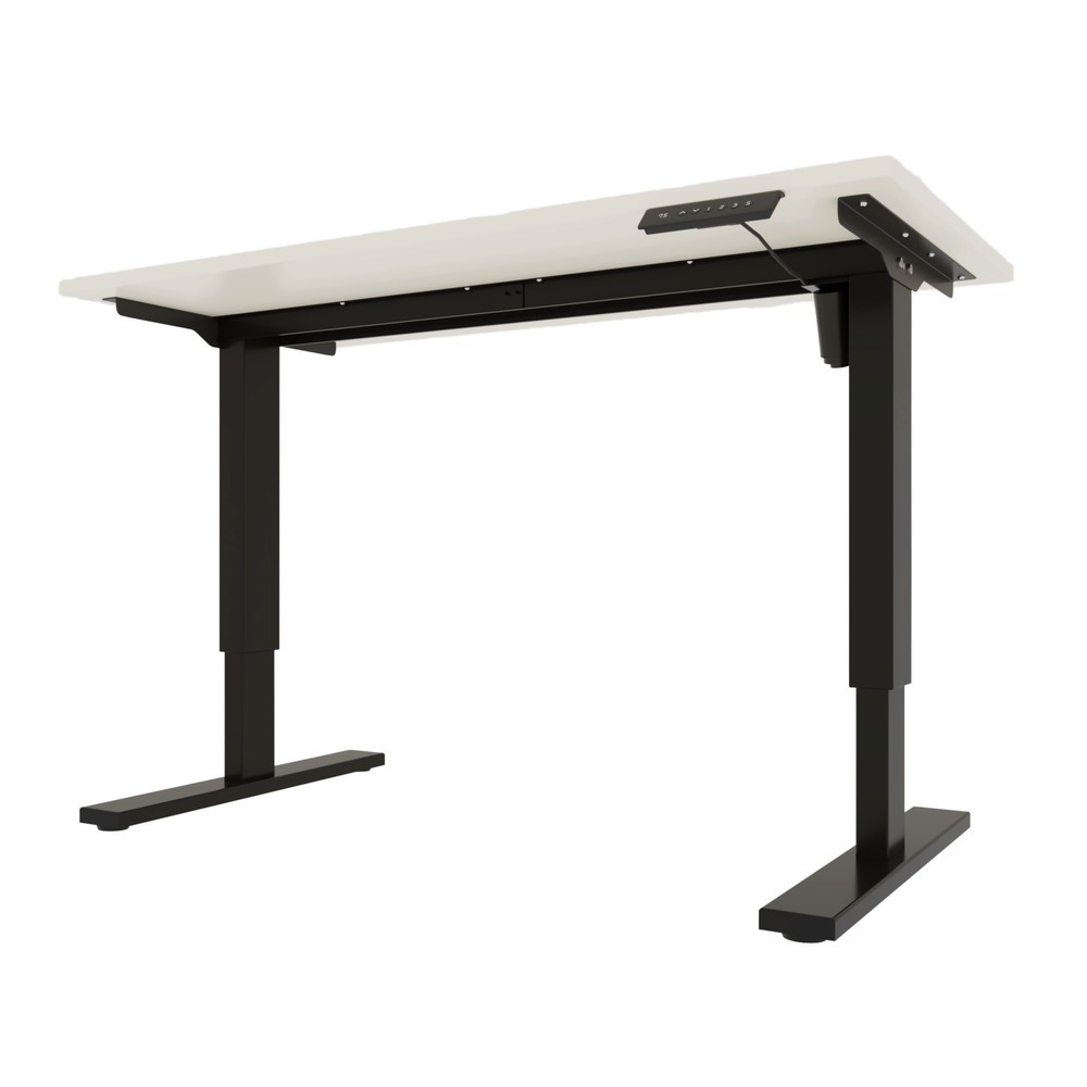 Produktabbildung Nr. 7: BISLEY Schreibtisch E-StarterTech, elektrisch höhenverstellbar, 160 x 80 cm, schwarz, weiß