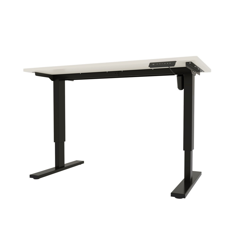 Produktabbildung Nr. 8: BISLEY Schreibtisch E-StarterTech, elektrisch höhenverstellbar, 160 x 80 cm, schwarz, weiß