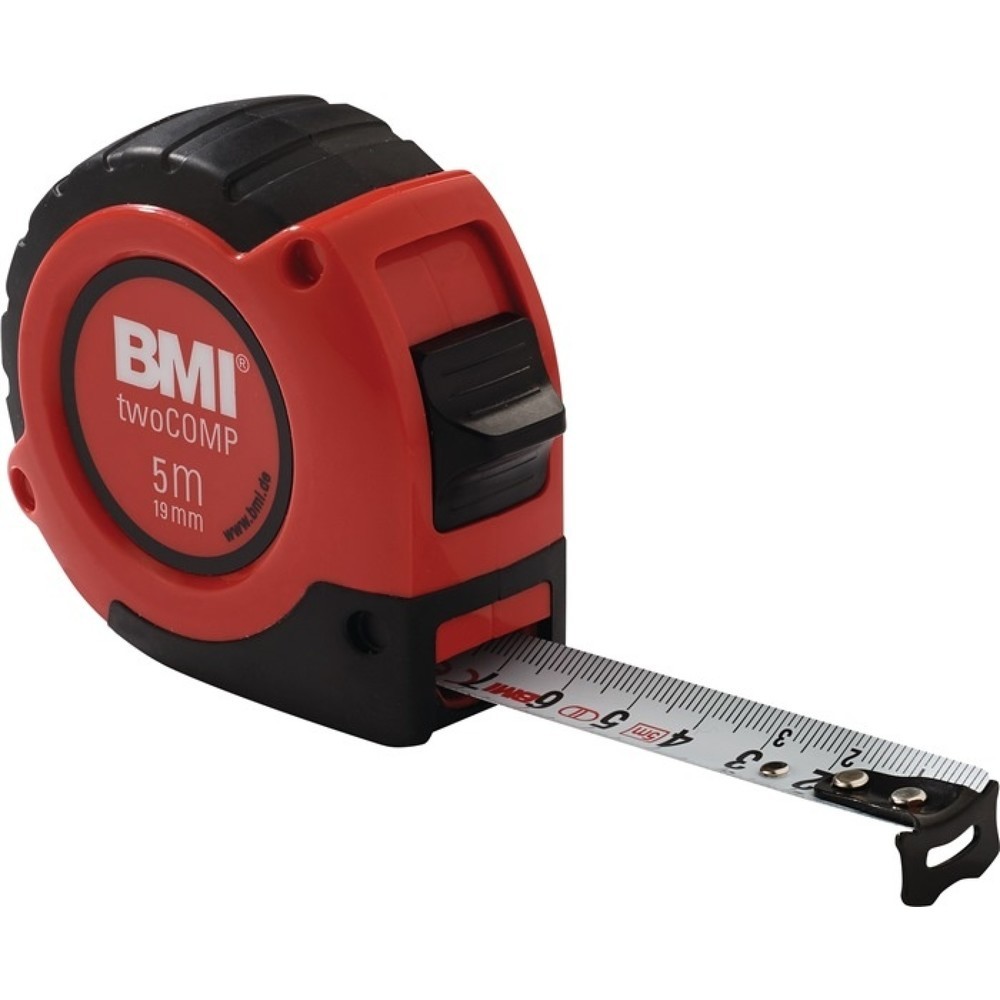 BMI Taschenrollbandmaß twoComp L.3m B.16mm mm/cm EG II ABS Automatic SB