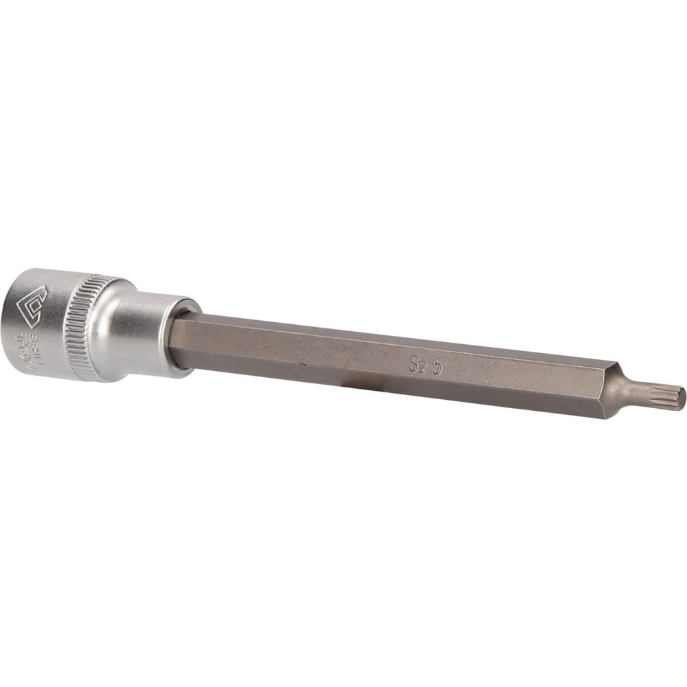 Produktabbildung Nr. 1: BRILLIANT TOOLS 1/2" Vielzahn-Bit-Stecknuss, 140 mm lang, M5