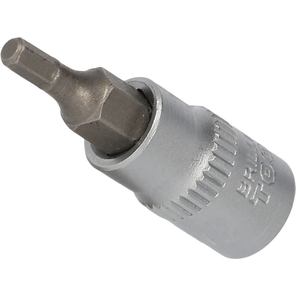 Produktabbildung: BRILLIANT TOOLS 1/4" Innensechskant Bit-Stecknuss, 3 mm