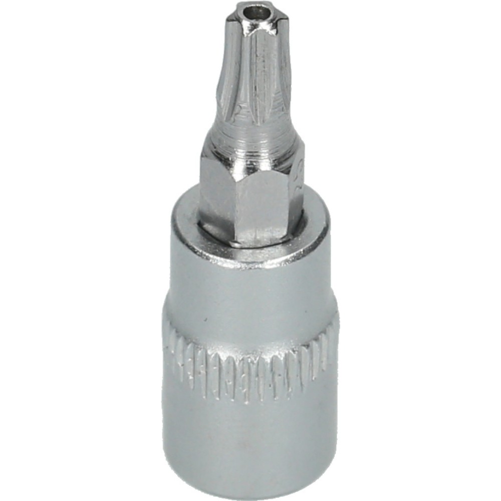 BRILLIANT TOOLS 1/4" Torx-Bit-Stecknuss, mit Stirnlochbohrung, TB25