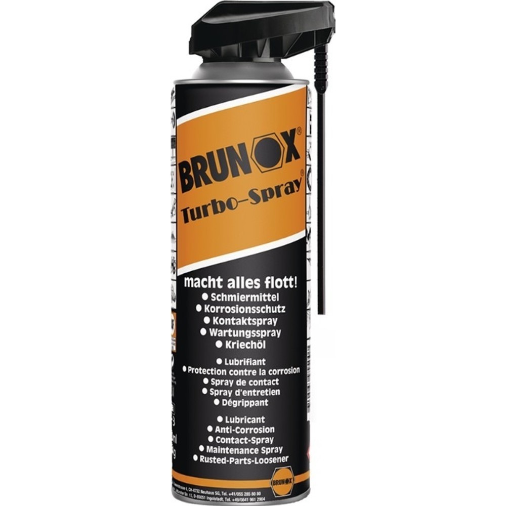 BRUNOX Multifunktionsspray Turbo-Spray®, 500 ml, Spraydose Power-Click