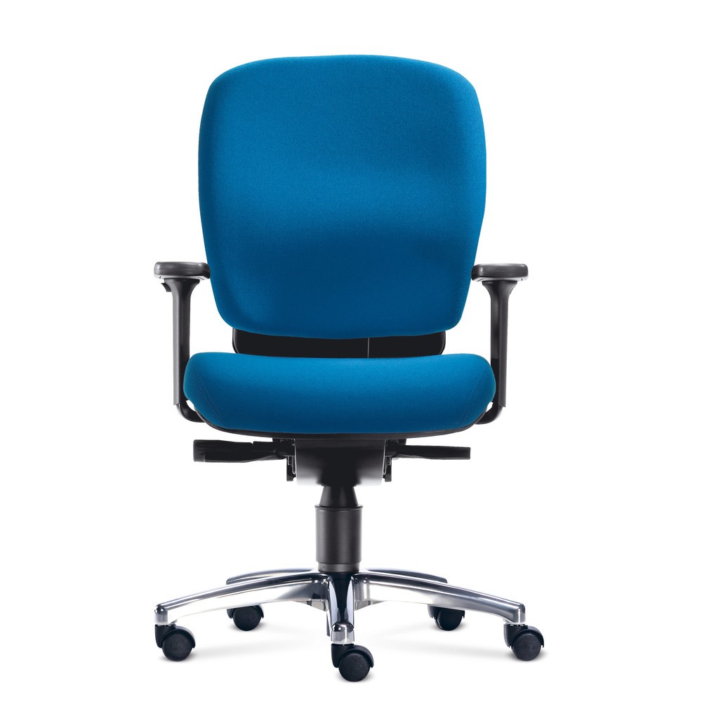 Bürodrehstuhl PROFI, Bandscheibensitz, Größe S, blau
