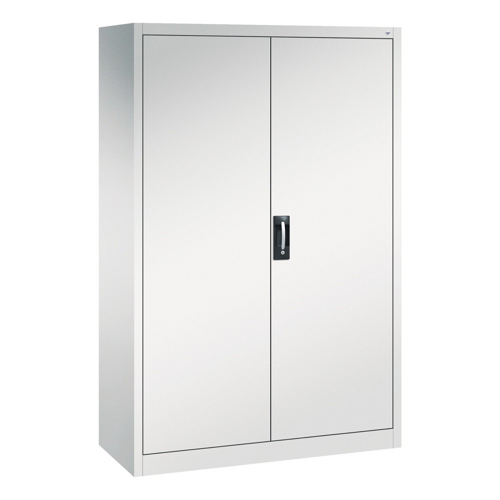 C+P Werkstatt-Flügeltürschrank mit 4 Fachböden, HxBxT 1.950 x  1.200 x 500 mm, lichtgrau, lichtgrau