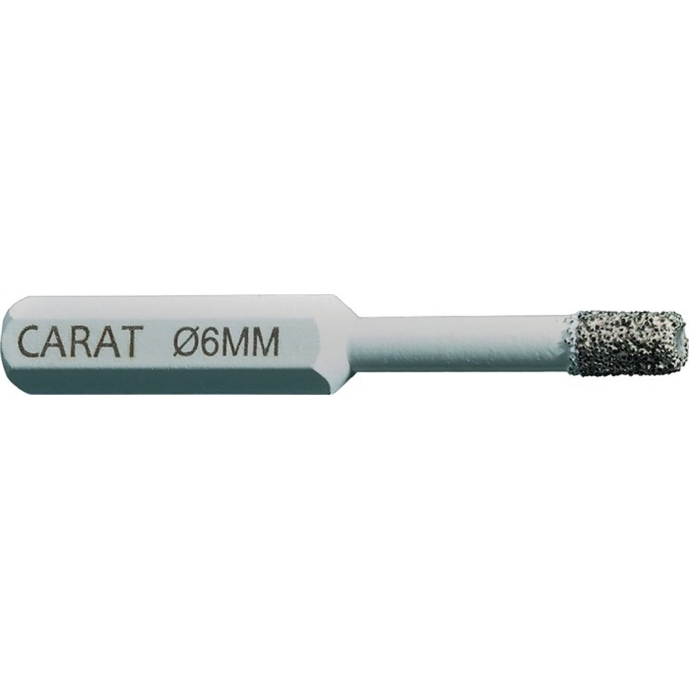 CARAT Fliesenbohrer D.6mm 30mm 6-kant-Aufnahme