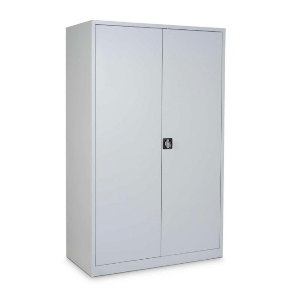 CEHA Flügeltürenschrank HF-ST, 5 OH, HxBxT 1.950 x 920 x 500 mm, verzinkte Fachböden, lichtgrau