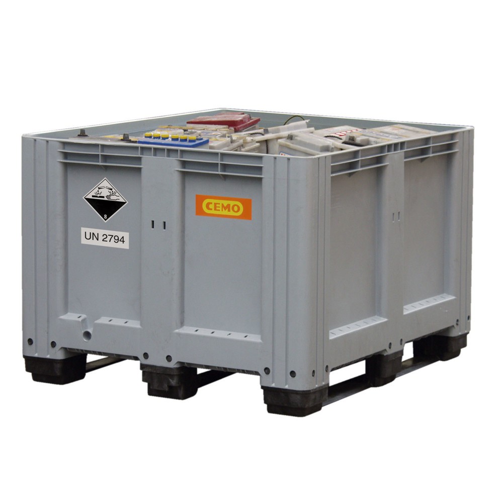 Altbatterie-Sammelbehälter CEMO, 610 l