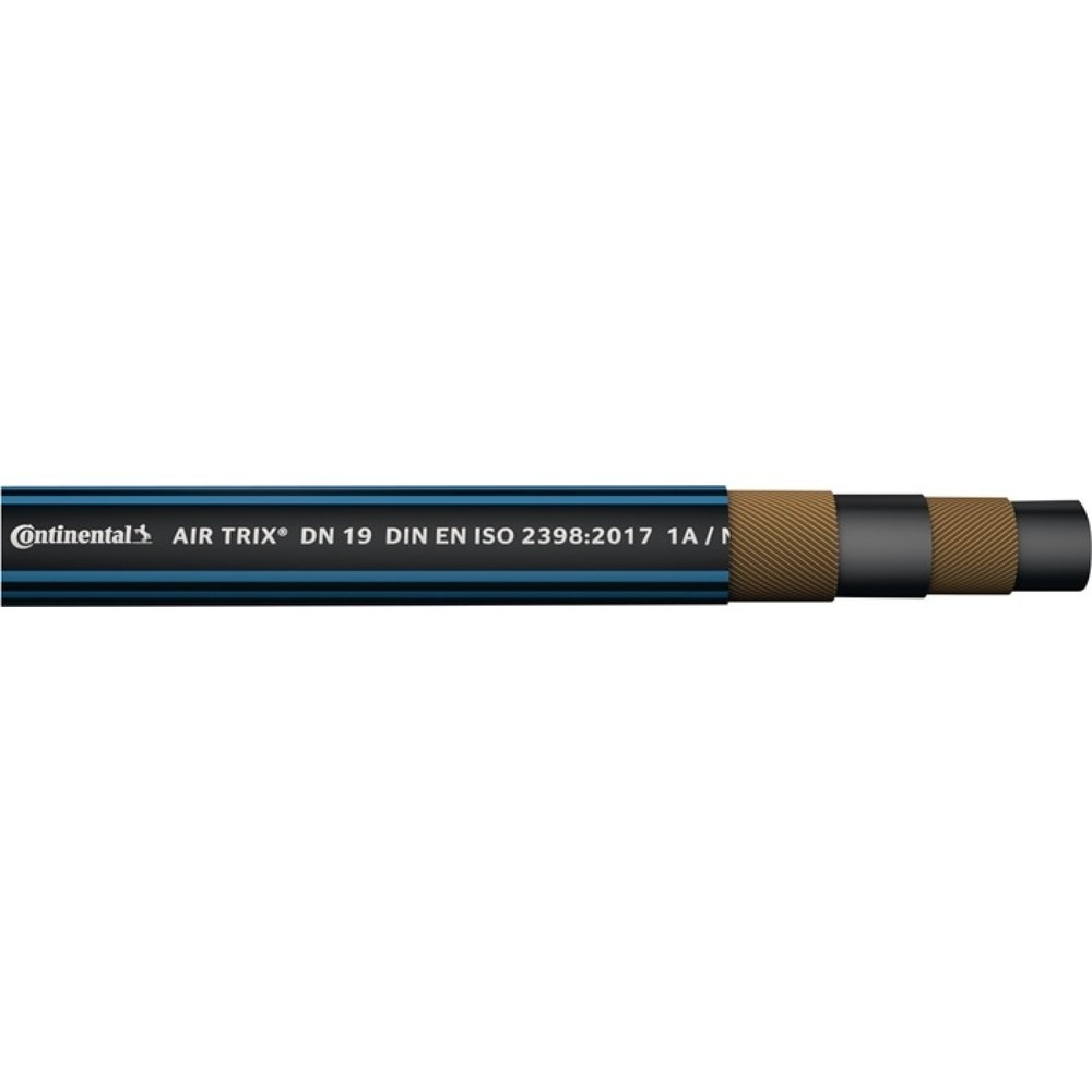 CONTINENTAL Pressluftschlauch AIR TRIX®, Länge 40 m, Innen-Ø 13 mm Außen-Ø 23 mm, Rolle, schwarz SBR