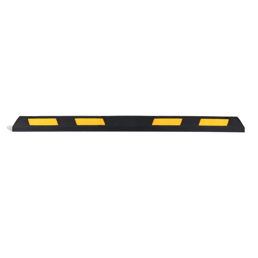 Produktabbildung: dancop Parkplatzbegrenzung PS180, Breite 1.820 mm, gelb/schwarz