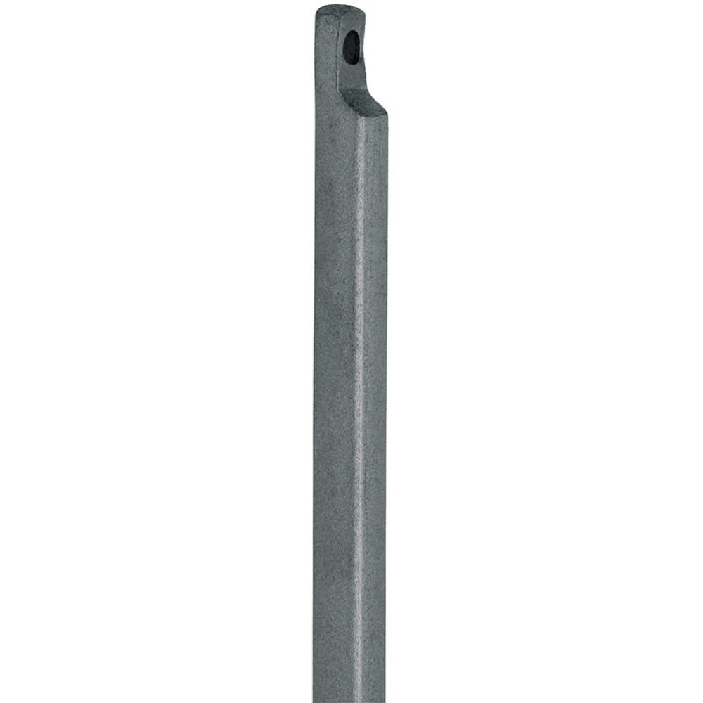 DENI Treibriegelstange, Ø 10 mm, mit Aussparung beidseitig 2000 mm, Stahl hell verzinkt