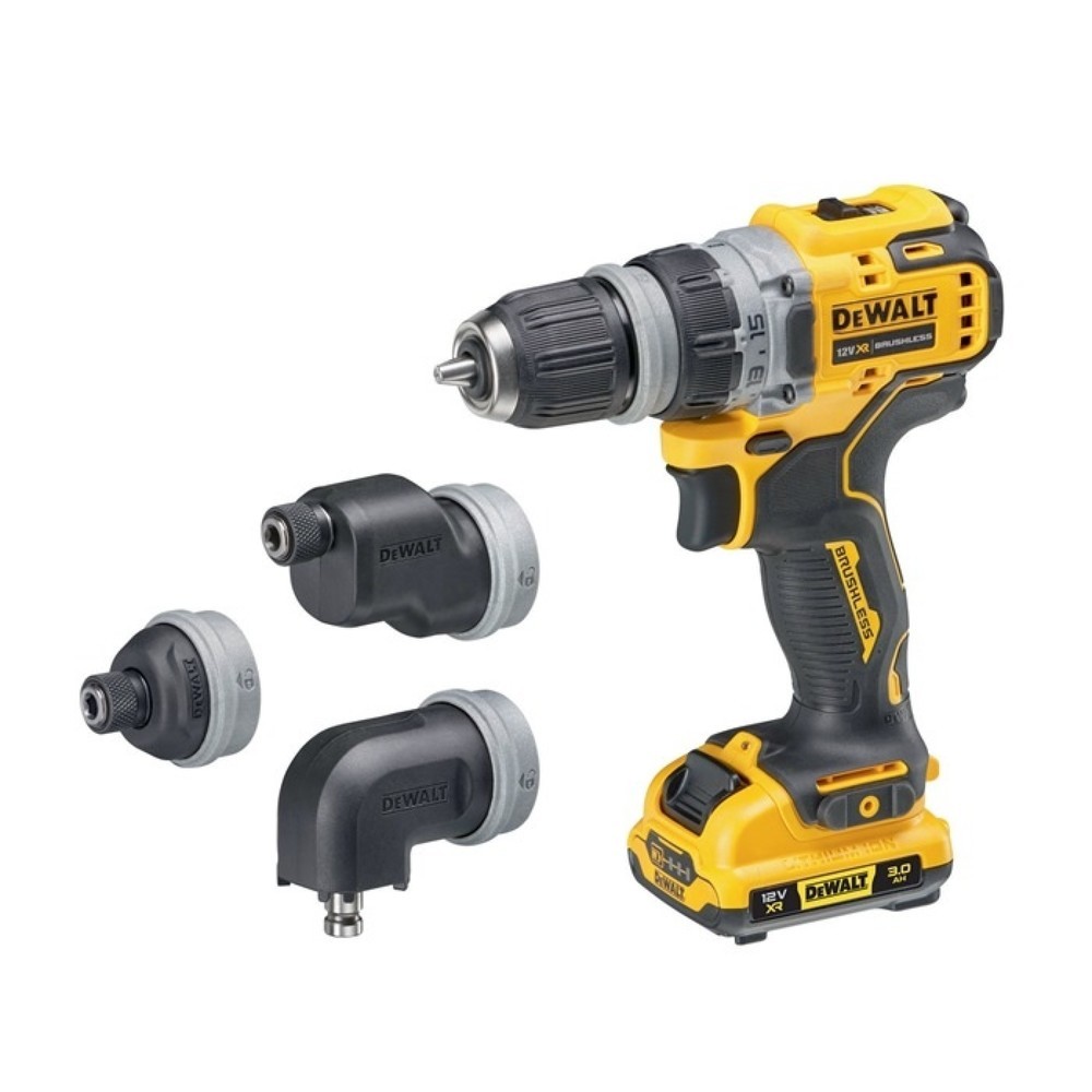 DEWALT Akkubohrschrauber DCD 703 L2T, 12 V 3 Ah, 1,5-10 mm