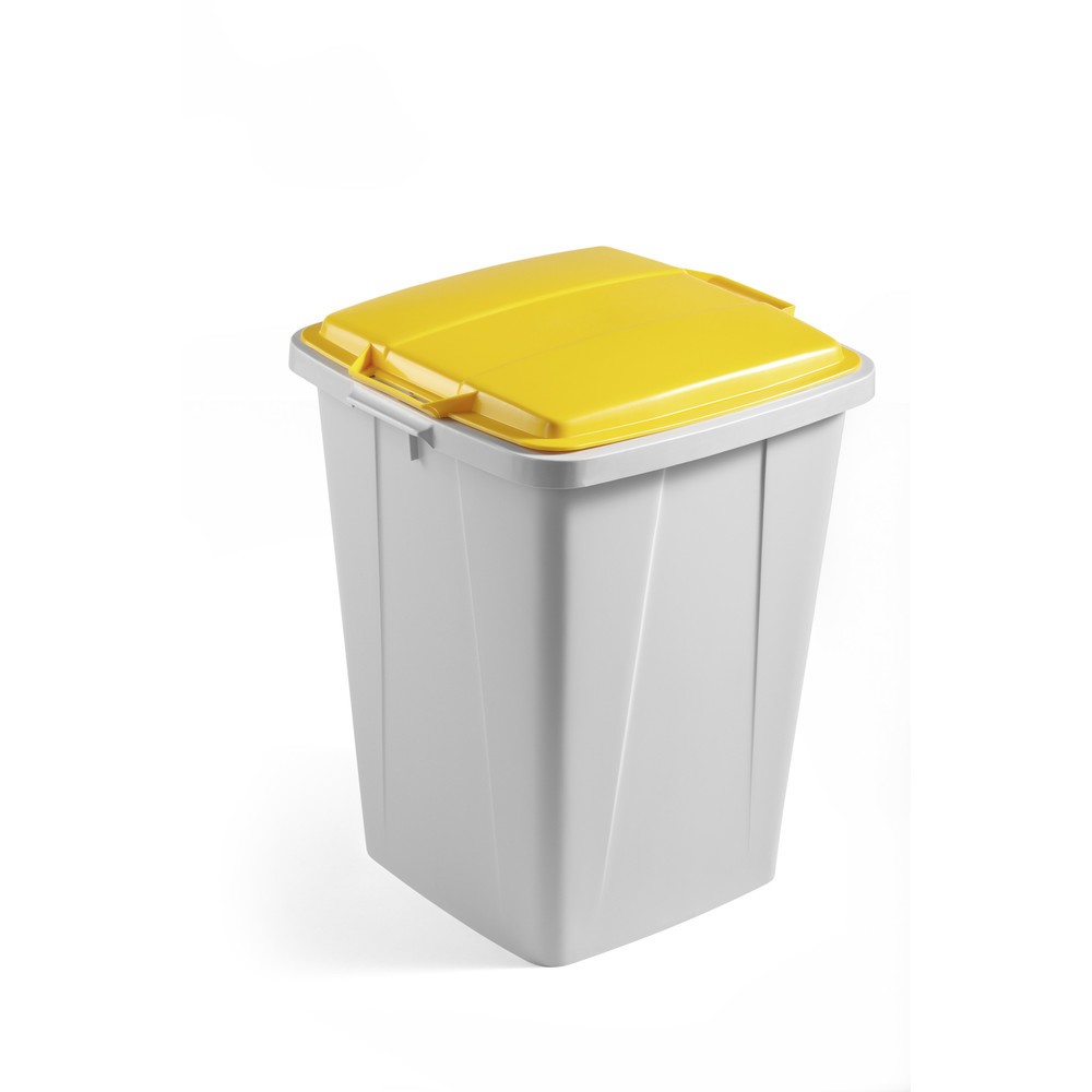 DURABLE Durable Abfallbehälter DURABIN 90l Grau/Gelb