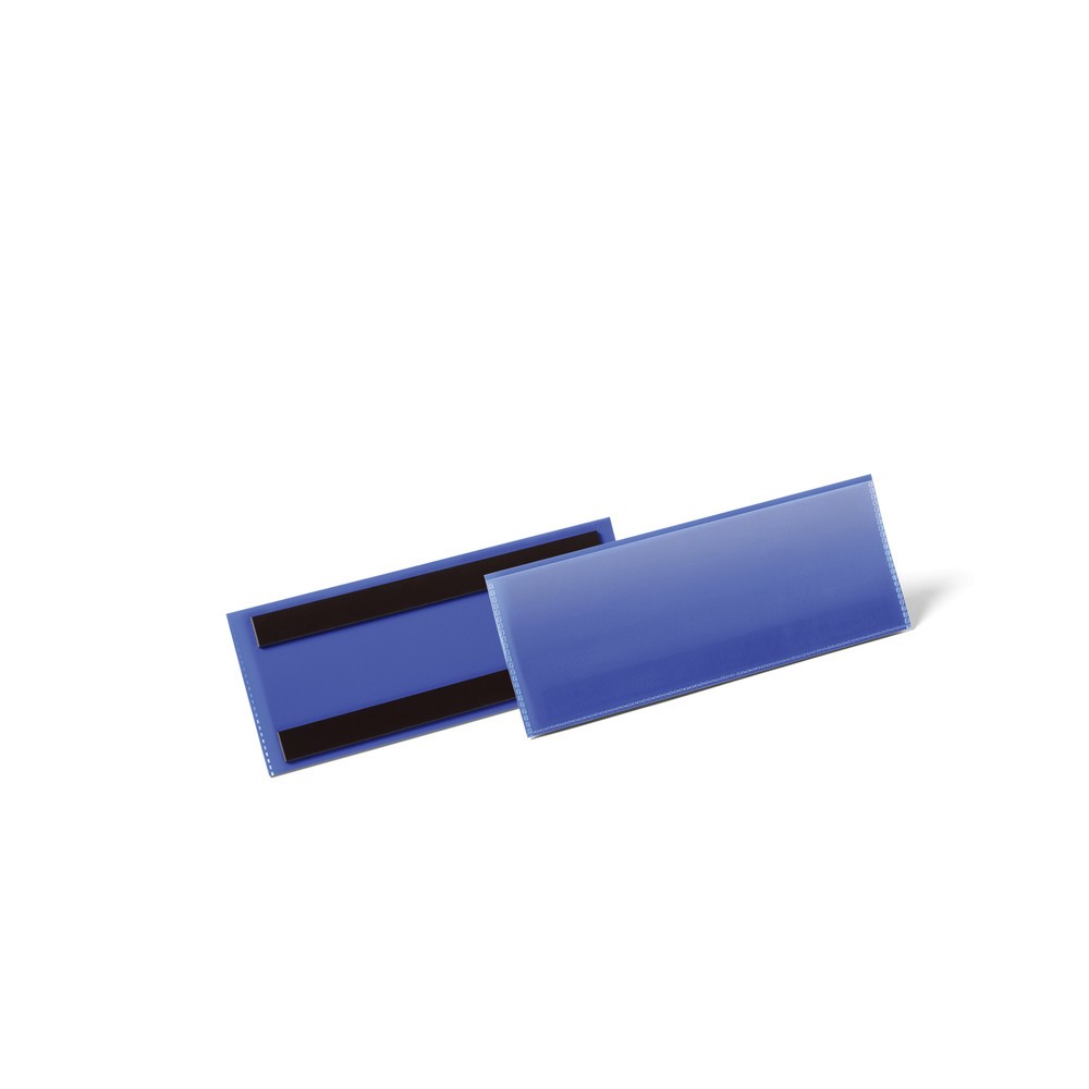 DURABLE Magnetische Etikettentasche 1/2 A5 quer, blau