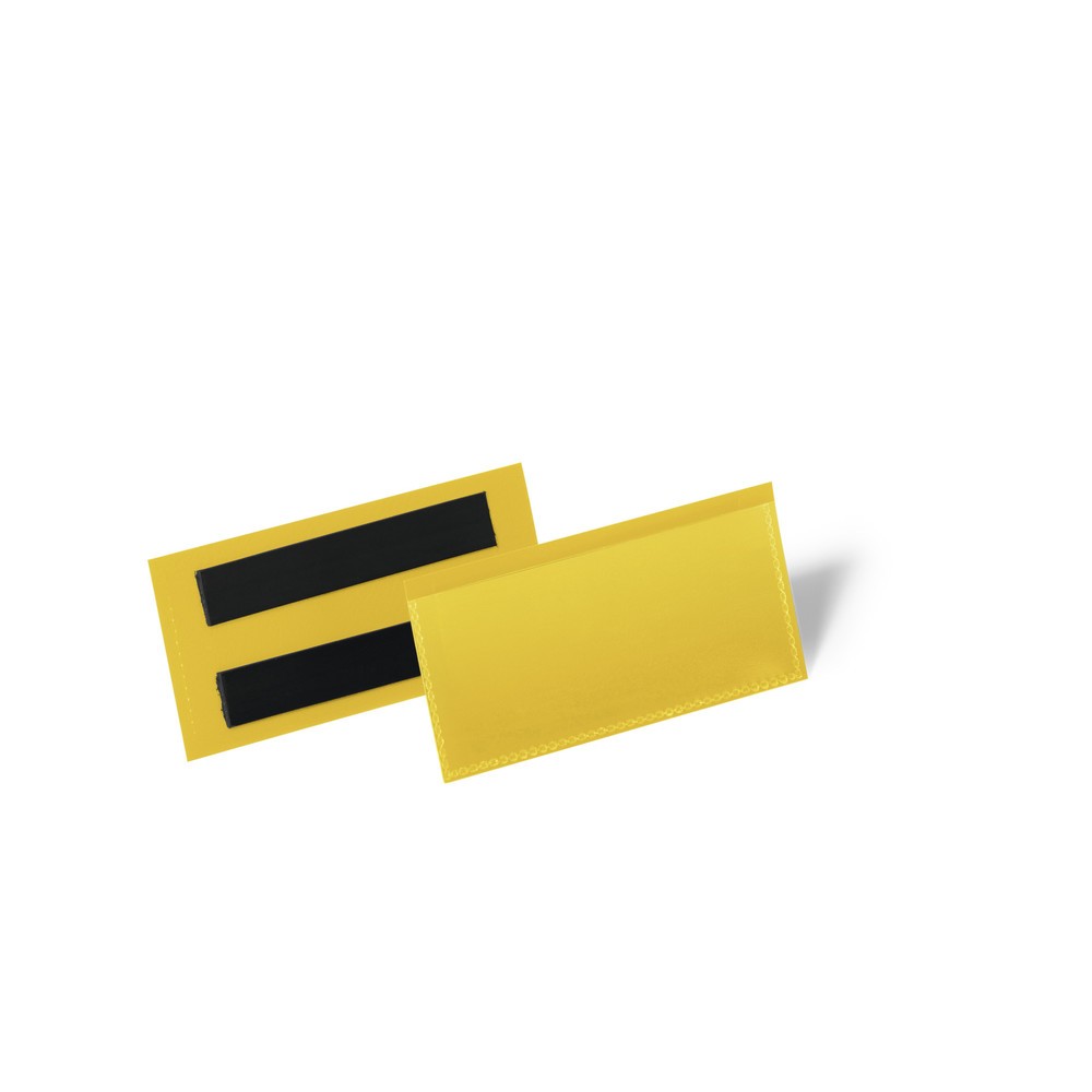 DURABLE Magnetische Etikettentasche 100 x 38 mm, gelb