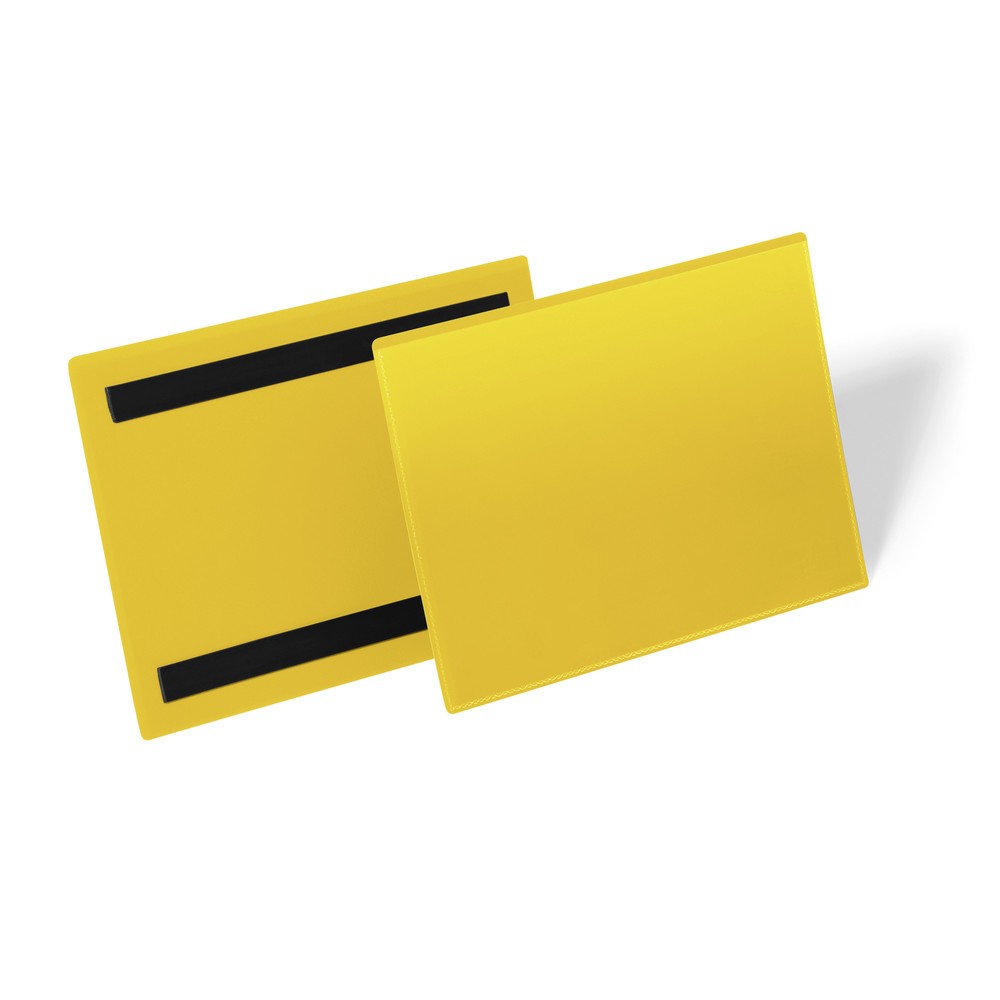 DURABLE Magnetische Kennzeichnungstasche A5 quer, gelb